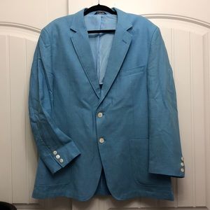 Alan flusser blue Linen sports coat